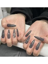 キアラネイルサロン/チップ長さだしワンカラー 