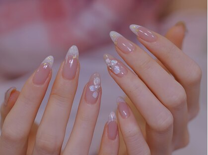 幻之花ネイルの写真