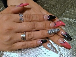 きらきら逆フレンチ