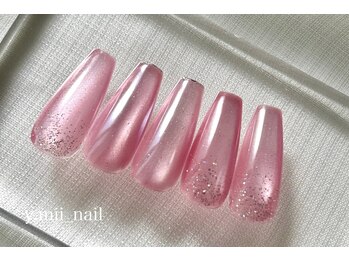 ワイミーネイル(y.mii_nail)/【抜け感ちゅるんデザイン定額】