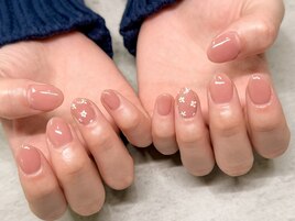 小花のシンプルアート