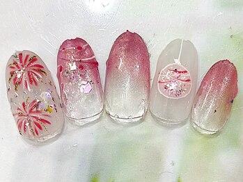 夏ネイル☆6600円