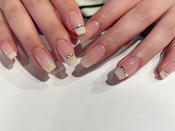 アイネイルズ 梅田店(I nails)/グラデーションラメ¥9700