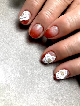 ラキネイル(LAKI Nail)/3Dフラワーネイル