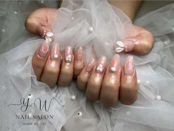 ユーネイル(YW nail)/フルアート＋パーツ