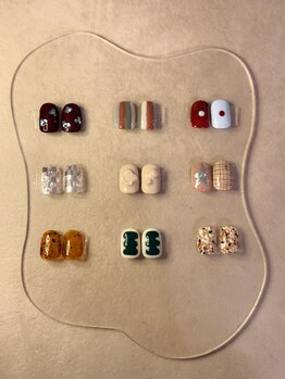 ヴィッソの写真/爪が短くても可愛いネイルが楽しめる！お客様に似合うデザインの高いご提案力で周りと被らない指先に◎