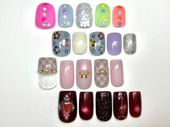 ムスク(Musk)の写真/リピーター続出！豊富なカラーから選べる♪ワンカラー¥3850～/マグネットネイル¥6050/付け替え・オフ無料◎