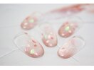 桜の花びらネイル