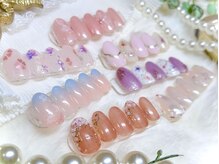 ボガスティーズネイル(Vogusty's nail)/《初回》桜Nail 最新アート¥6500