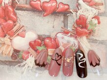 ネイルサロン&スクール ジーナ(GINA)/食べたい！いちごチョコネイル
