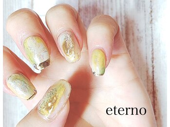 エテル(eterno)/塗りかけニュアンスネイル
