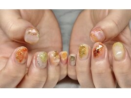 ニュアンスネイル★長さ出し