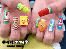 ネイルマフィア 原宿(NAIL MAFIA)/POPなロゴネイル♪