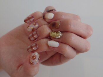 ディトラボ(dito_lab)/チェックとお花