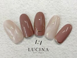 c-416 ニュアンス大理石ネイル