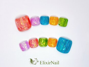 エリクサーネイル 渋谷(Elixir Nail)/フットcやり放題/クーポン使用