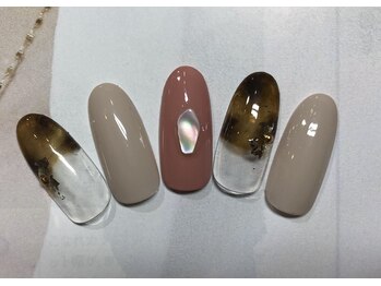 アウラ ネイルサロンアンドスクール(aula)/べっ甲ネイル