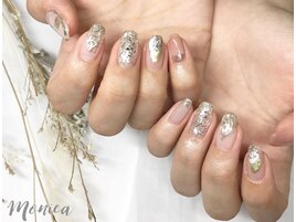 定番人気のシルバーネイル