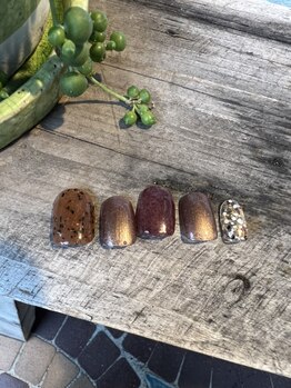 ネイルサロン リスタ(Rista)/ニュアンス　ミラー　シンプル