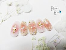 オリビアブルー(Olivia Blue)/Flowerデザインアート