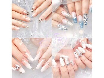 トップ(TOP)の写真/ソフトジェルオフ無料☆人気のトレンド欲張り★コース¥7000!沢山あるアートの中から選べるアートで華やかに