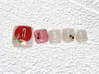 インテグラル 水戸店(integral)/〈foot〉2月キャンペーンネイル