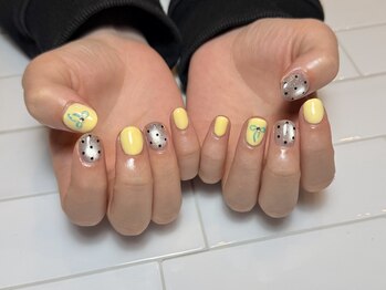 ブルーム(BLOOM)/マグネット×リボンネイル