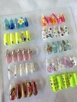 シュガーハウス 岐阜(Sugar House)の写真/【7、8月限定｜U23対象】チップ長さ出し10本◆定額アート9,800円