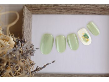 ファストネイル アスナル金山店(FAST NAIL)/さくら　金箔　上品　【11152】