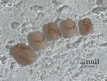 アンドラッシュ アンドネイル 本郷三丁目駅前店(and lash/and nail)/定額華やか