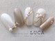 ネイルアトリエルカ(nail atelier LUCA)の写真/ブライダルネイルはガラスフレンチネイル等、トレンドから華やかデザインまで豊富にご用意！