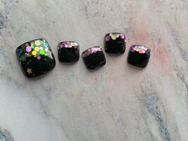 ホログラムフットネイル