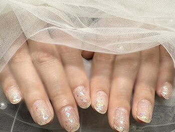 ローラン(LORAN)/ラメワンカラーnail