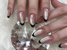 EMU nailsの雰囲気（自爪さんショートネイルさんも多いです！）