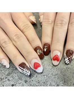 エヌ(N)/バレンタインネイル