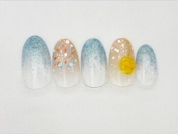 ネイルサロン アビー グランデュオ蒲田店(abbie)/[蒲田summerデザイン]¥11770