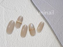 ユニネイル(uninail)/大人シンプルネイル