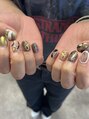 ネイルルーム エルナ(nail room ELNA)&nbsp;個性的なニュアンスアート