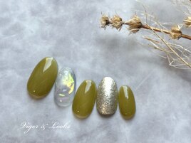 シンプル　ラメ