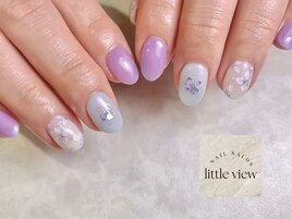 紫陽花ネイル 9980円