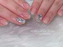 シエル バイ アンテリジャン(Ciel By Antellijan)/キラキラうるみ埋め尽くしネイル