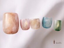 アイネイルズ 吉祥寺店(I nails)/春カラーうるうるマグフット