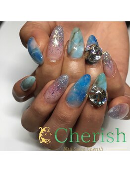 ネイルサロン チェリッシュ(nail salon Cherish)/大理石ネイル