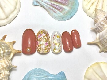 ネスト(Nest)/テラコッタカラーシェルネイル