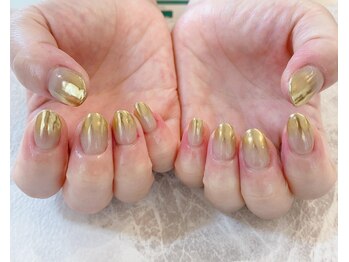 ネイルサロン ティフィン(tiffin)/~ミラーグラデーション~