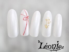 シンプルお正月ネイル