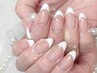hand*ご新規様オフ無料 * - フレンチネイル(Base color付) - 　6,600yen