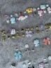 *. 耳つぼジュエリー×LEDフラットラッシュ100本 .* ¥10700