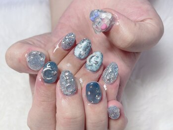 ティアラネイル(TIARA NAIL)/ジェルアートつけ放題¥9000
