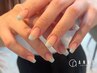 【初回オフ／丁寧ケア込】パラジェル◆フレンチ＊ベースカラーなし